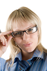 Image showing business woman looking to camera 