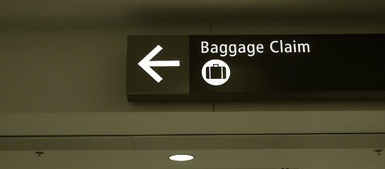 Image showing Baggage claim