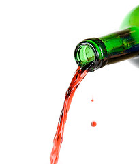 Image showing pouring wine