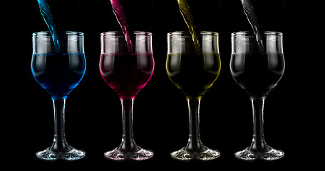 Image showing cmyk wine