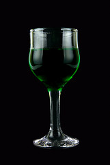 Image showing Green wine