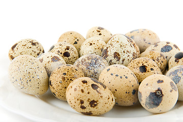 Image showing delicatessen quail eggs