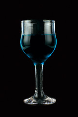 Image showing Blue wine