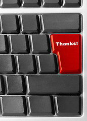 Image showing Thanks