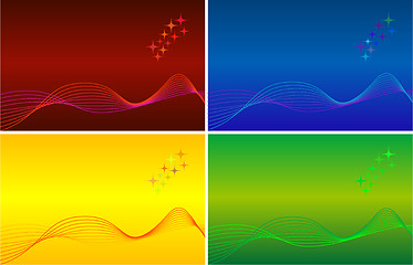 Image showing colorful backgrounds