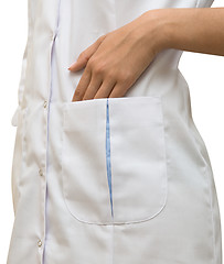 Image showing White doctors coat