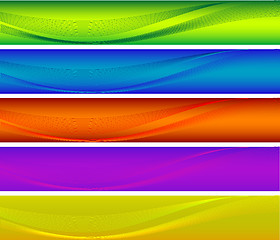 Image showing vector colorful banners