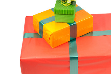 Image showing Present boxes