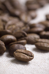 Image showing Roasted coffee beans