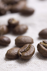 Image showing Roasted coffee beans