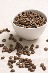 Image showing Roasted coffee beans