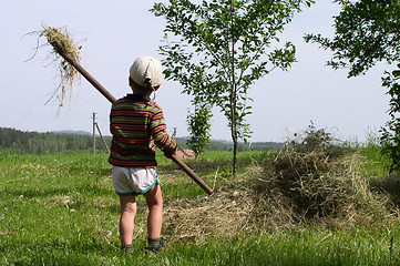 Image showing Child in a Village