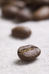 Image showing Roasted coffee beans