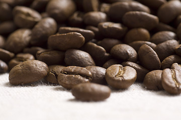 Image showing Roasted coffee beans