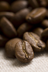 Image showing Roasted coffee beans