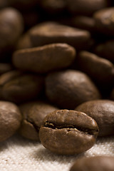 Image showing Roasted coffee beans