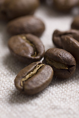 Image showing Roasted coffee beans