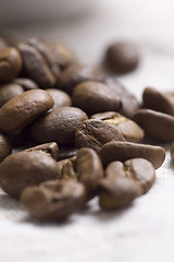 Image showing Roasted coffee beans