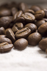 Image showing Roasted coffee beans