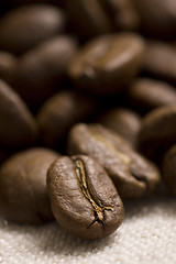 Image showing Roasted coffee beans