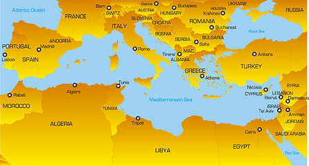 Image showing Mediterranean region