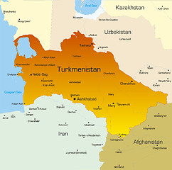 Image showing Turkmenistan country 