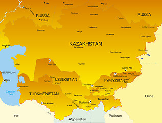 Image showing Central Asia