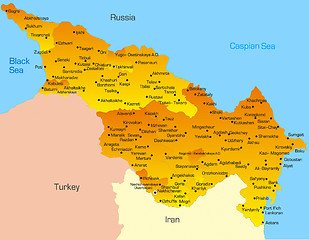 Image showing Caspian region countries