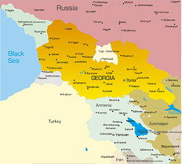 Image showing georgia map