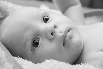 Image showing resting baby boy