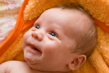 Image showing laughing baby boy 