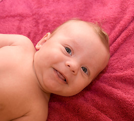 Image showing laughing  baby