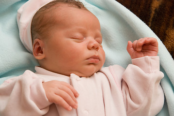 Image showing sleeping baby boy