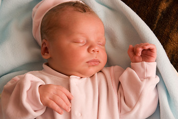 Image showing sleeping baby boy