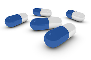 Image showing Blue Pills