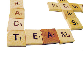 Image showing team letters