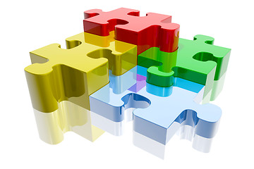 Image showing Puzzle Pieces