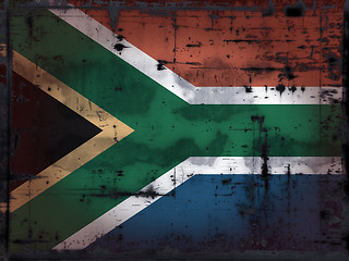 Image showing grunge south africa