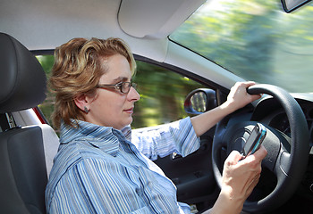 Image showing Female Driver