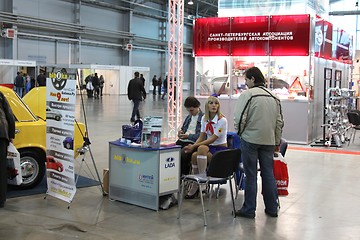 Image showing Automobile exhibition. Russia. St.-Petersburg. 2009