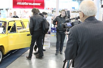 Image showing Automobile exhibition. Russia. St.-Petersburg. 2009