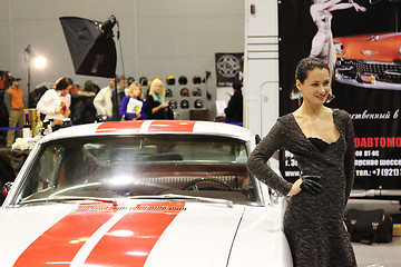 Image showing Automobile exhibition. Russia. St.-Petersburg. 2009