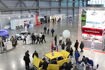 Image showing Automobile exhibition. Russia. St.-Petersburg. 2009