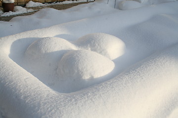 Image showing Formations in snow