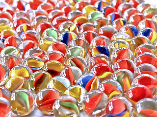 Image showing Colored MArbles