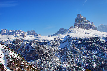 Image showing Alps Winter, Dolomites, Italy, 2007