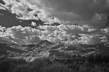 Image showing View from Devils Bridge, Garfagnana, Italy