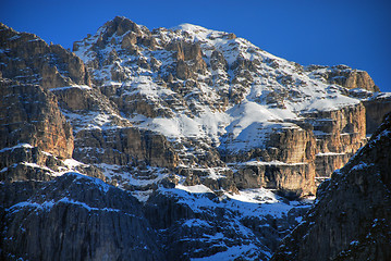 Image showing Alps Winter, Dolomites, Italy, 2007