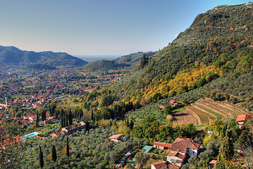 Image showing Colours of Fall in Tuscany Countryside, Italy