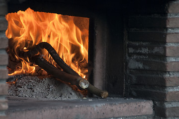 Image showing Fireplace, Tuscany, July 2007